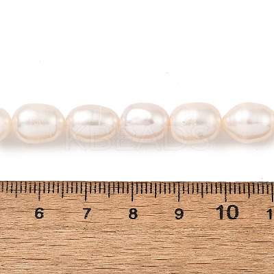 Natural Cultured Freshwater Pearl Beads Strands PEAR-I007-01E-06A-1