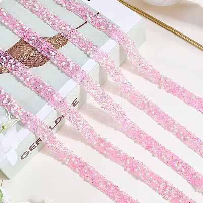 Self Adhesive Resin Rhinestone & Plastic Tape DIY-WH20081-008A-1