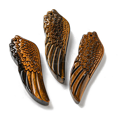 Natural Tiger Eye Pendants G-M417-05E-1