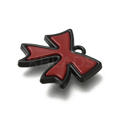 Red and Black Double Screen Alloy Pendants FIND-Z067-01B-05-1