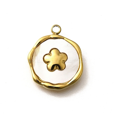 304 Stainless Steel Pendants STAS-R153-03G-01-1