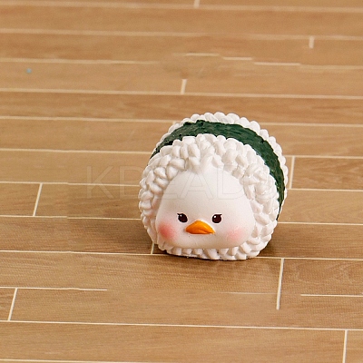 Cartoon Resin Animal Sushi Mini Model PW-WGD9310-09-1