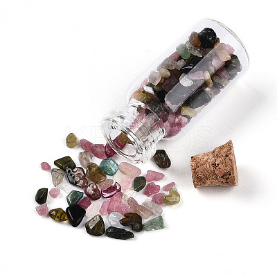 Glass Wishing Bottle Display Decorations AJEW-T013-02I-1