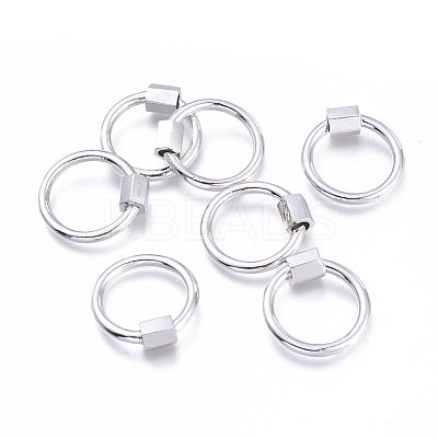 Brass Screw Carabiner Lock Charms LS-KK-I673-09P-1