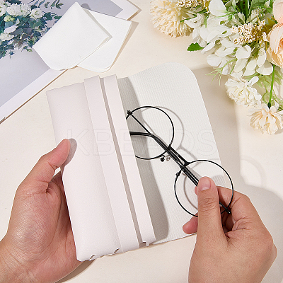 1Pc Portable PU Leather Eyeglass Cases AJEW-CN0005-21A-1