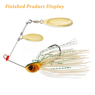 60Pcs 5 Styles Iron Fishing Lures FIND-FH0010-43B-1