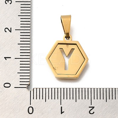 304 Stainless Steel Charms STAS-H227-01G-Y-1