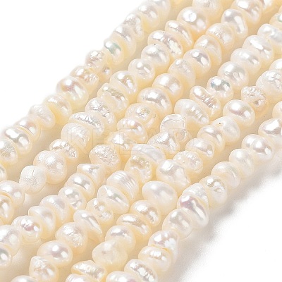 Natural Keshi Pearl Beads Strands PEAR-J007-68-1