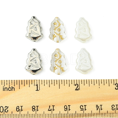 DIY Christmas Tree Acrylic & ABS Plastic Imitation Pearl & CCB Plastic Beads Jewelry Making Findings Kits DIY-FS0007-80-1