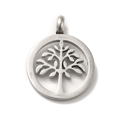 Non-Tarnish 304 Stainless Steel Pendants STAS-M311-09P-1