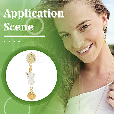 30Pcs Rack Plating Golden Alloy Stud Earring Findings EJEW-UN0002-37-1