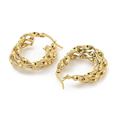 304 Stainless Steel Earrings for Women EJEW-E305-17G-01-1