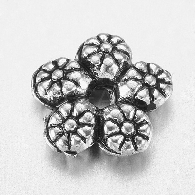 Tibetan Style Alloy Spacer Beads X-LF10889Y-NF-1