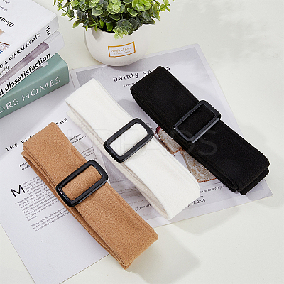 3Pcs 3 Style Woolen Coat Belts AJEW-FH0006-52-1