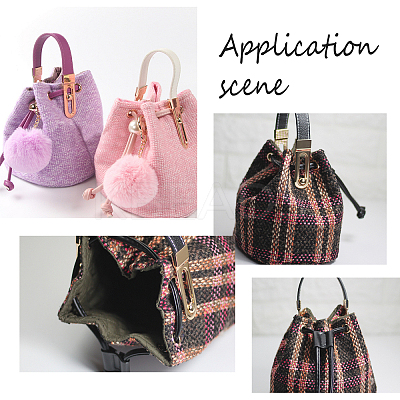 2 Sets 2 Colors PU Leather Sliding Bag Handles FIND-CA0002-05-1