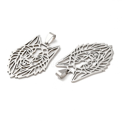 Non-Tarnish 201 Stainless Steel Pendants X-STAS-Q245-01P-1