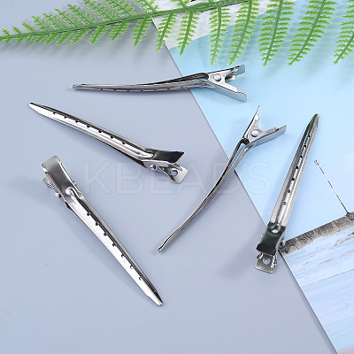 Stainless Steel Duck Hair Clip Findings STAS-CJ0001-153-1