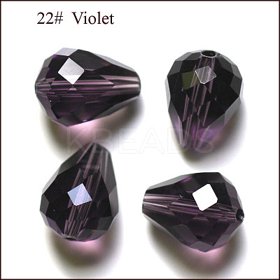 Imitation Austrian Crystal Beads SWAR-F062-12x10mm-22-1