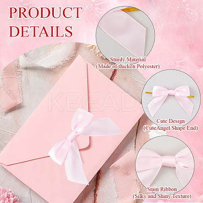 70Pcs 7 Colors Polyester Bowknot DIY-CP0011-47-1