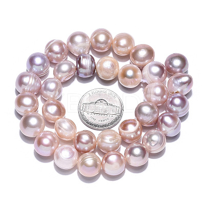 Natural Cultured Freshwater Pearl Beads Strands PEAR-N013-10B-1