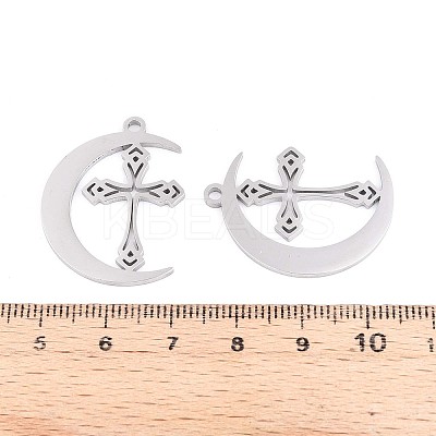 304 Stainless Steel Pendants STAS-N108-37P-1