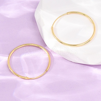 925 Sterling Silver Huggie Hoop Earrings EJEW-C179-05C-G-1
