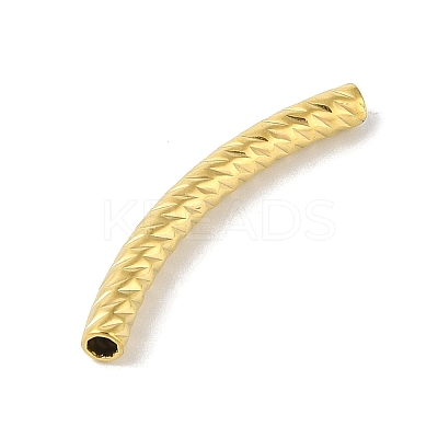 304 Stainless Steel Curved Tube Beads STAS-M071-03G-G-1