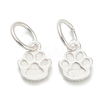 925 Sterling Silver Paw Print Charms STER-P071-07S-1