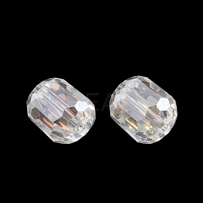 Electroplate Column Glass Beads EGLA-A043-02-AB12-1
