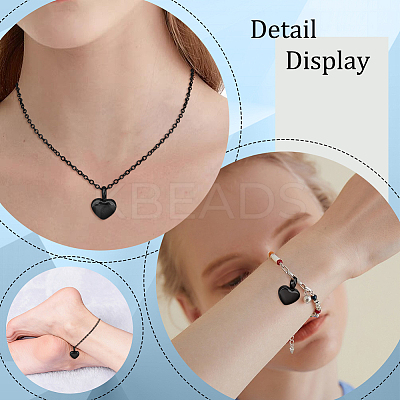 Stainless Steel Urn Ashes Necklace NJEW-CN0001-03B-1
