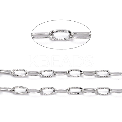 Tarnish Resistant 304 Stainless Steel Cable Chains CHS-D033-05P-01-1