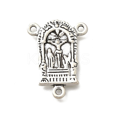 Tibetan Style Alloy Chandelier Component Links PALLOY-D291-26AS-1