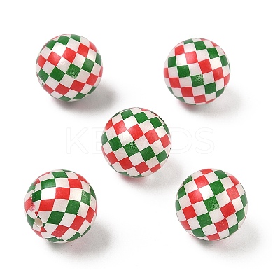 Printing Opaque Acrylic Beads OACR-Z035-08-1