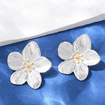 304 Stainless Steel Stud Earrings EJEW-S265-06GP-B-1