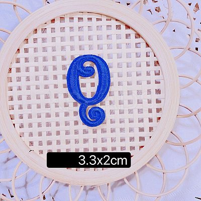 Computerized Embroidery Cloth Self Adhesive Patches FIND-TAC0002-02Q-1