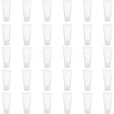 20ml Matte PE Plastic Refillable Flip Top Cap Bottles LS-MRMJ-WH0024-01A-1