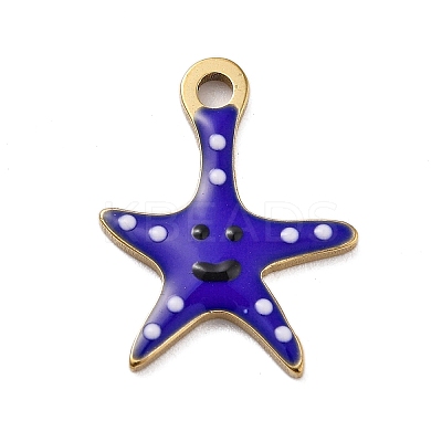 Ion Plating(IP) 201 Stainless Steel Charms STAS-A101-01C-05G-1