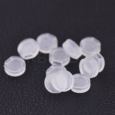 Comfort Plastic Pads for Clip on Earrings KY-P007-A01-1