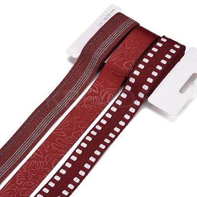 9 Yards 3 Styles Polyester Ribbon SRIB-A014-A02-1