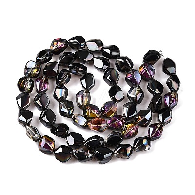 Electroplate Glass Beads Strands EGLA-T021-10K-1