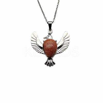 Peace Dove Water Droplet Crystal Necklace Pendant Fashion Ornament Simple Pendant VL5109-2-1