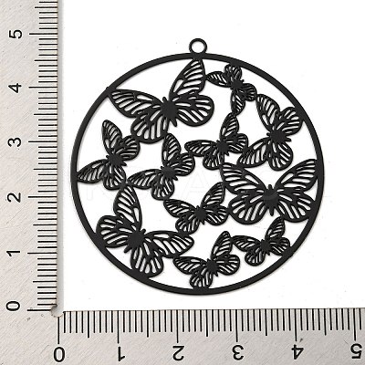 Spray Printed 430 Stainless Steel Pendants STAS-P359-01H-1