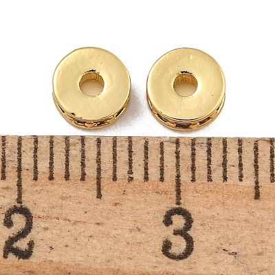 Rack Plating Brass Micro Pave Cubic Zirconia Beads KK-U030-26G-06-1