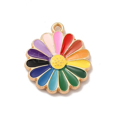 Alloy Enamel Pendants ENAM-A143-02KCG-1