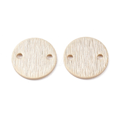 Brass Link Connectors KK-K253-09C-01G-1