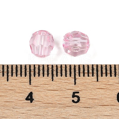 Transparent Acrylic Beads OACR-Q015-03D-1