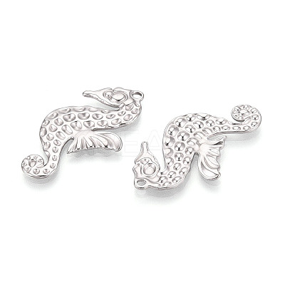 304 Stainless Steel Sea Horse Pendants STAS-T069-17P-1