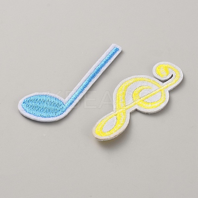 30Pcs Polyester Clothing Iron on Sew on Patches PATC-WH0028-030-1