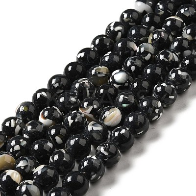 Synthetic Turquoise and Sea Shell Assembled Beads Strands G-D482-01D-01-1