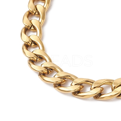 304 Stainless Steel Cuban Link Chain Bag Extender Chains FIND-JF00157-01-1